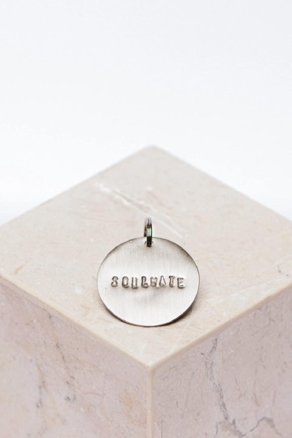 YOOMEE Schlüsselanhänger Key Tag Soulmate Silver