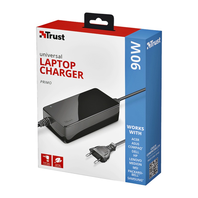 Laptoplader 90 W 19 V