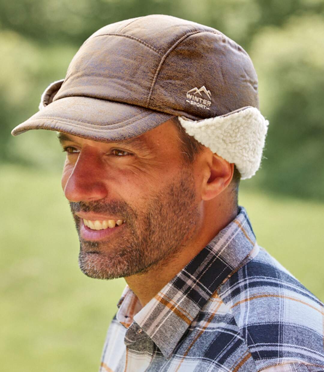 Casquette Cache-Oreilles Doublée Sherpa