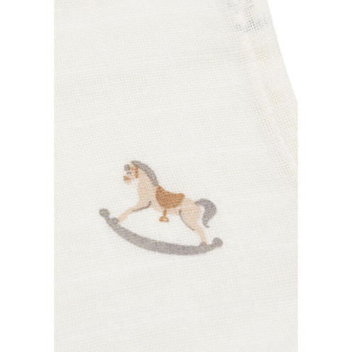 Lot de 3 serviettes gaze de coton 31x31cm Nostalgic ride - Multicolor - JOLLEIN