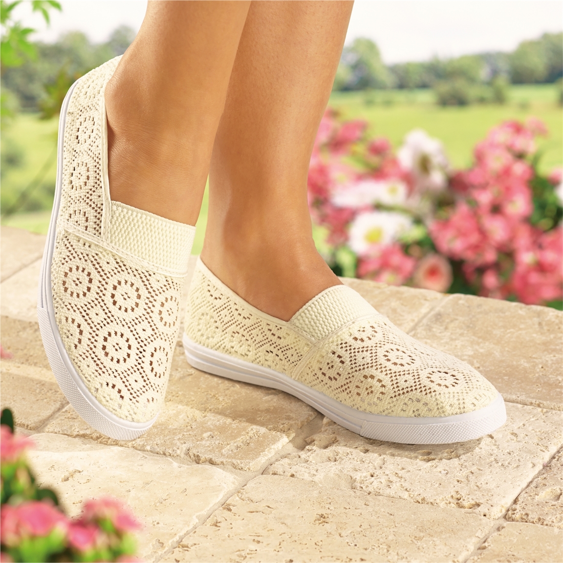 Trotteurs ajourés Tess Beige - taille 37