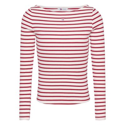 Tee-shirt à manches longues femme Breton Stripe TOMMY HILFIGER
