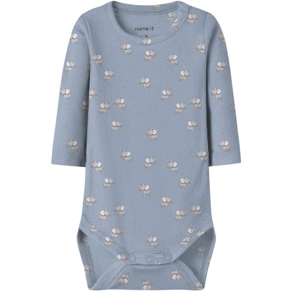 Køb Name It Blue Fog Nbmhobit Ls Body Box