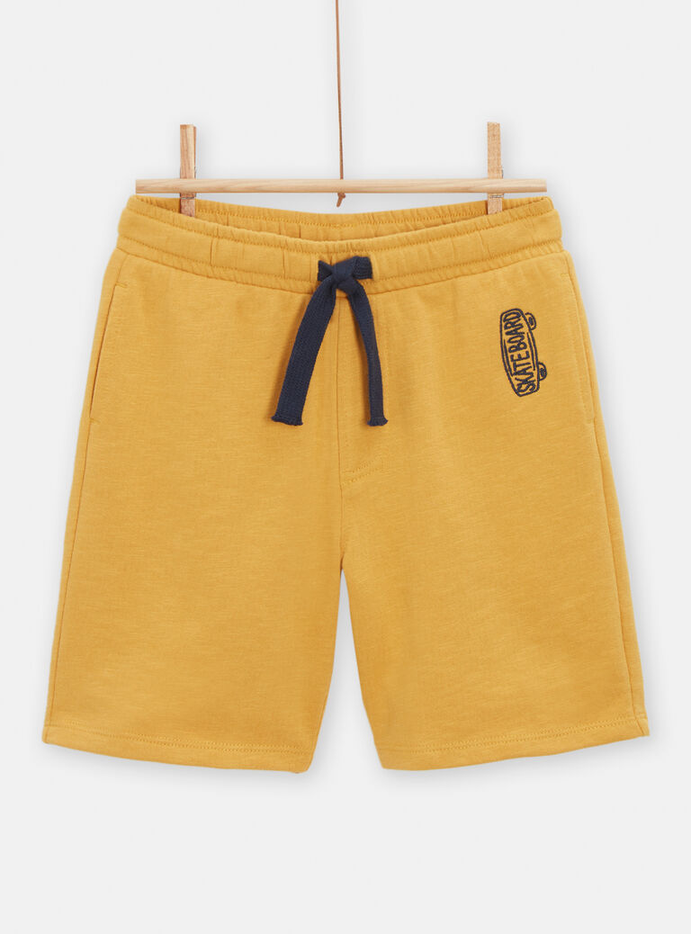 Bermuda jaune pour garçon