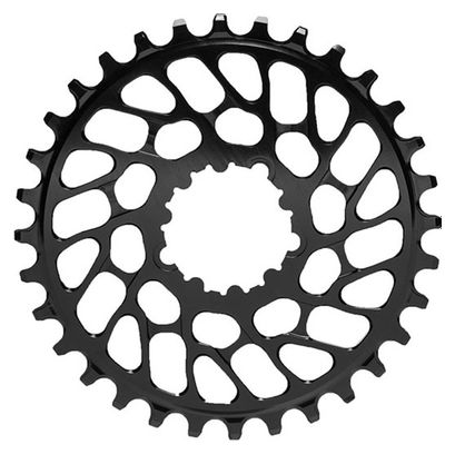 Plateau Rond Narrow Wide AbsoluteBlack Mono Direct Mount Super Boost Chainring pour Manivelles Sram 12 V Noir