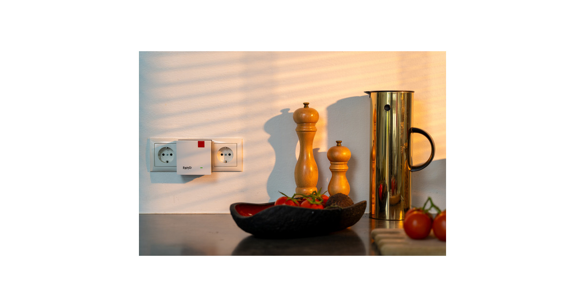FRITZ!Mesh Set 1600 3-pack Edition International repeater  (Wit/rood, 3 stuks, Mesh Wi-Fi)