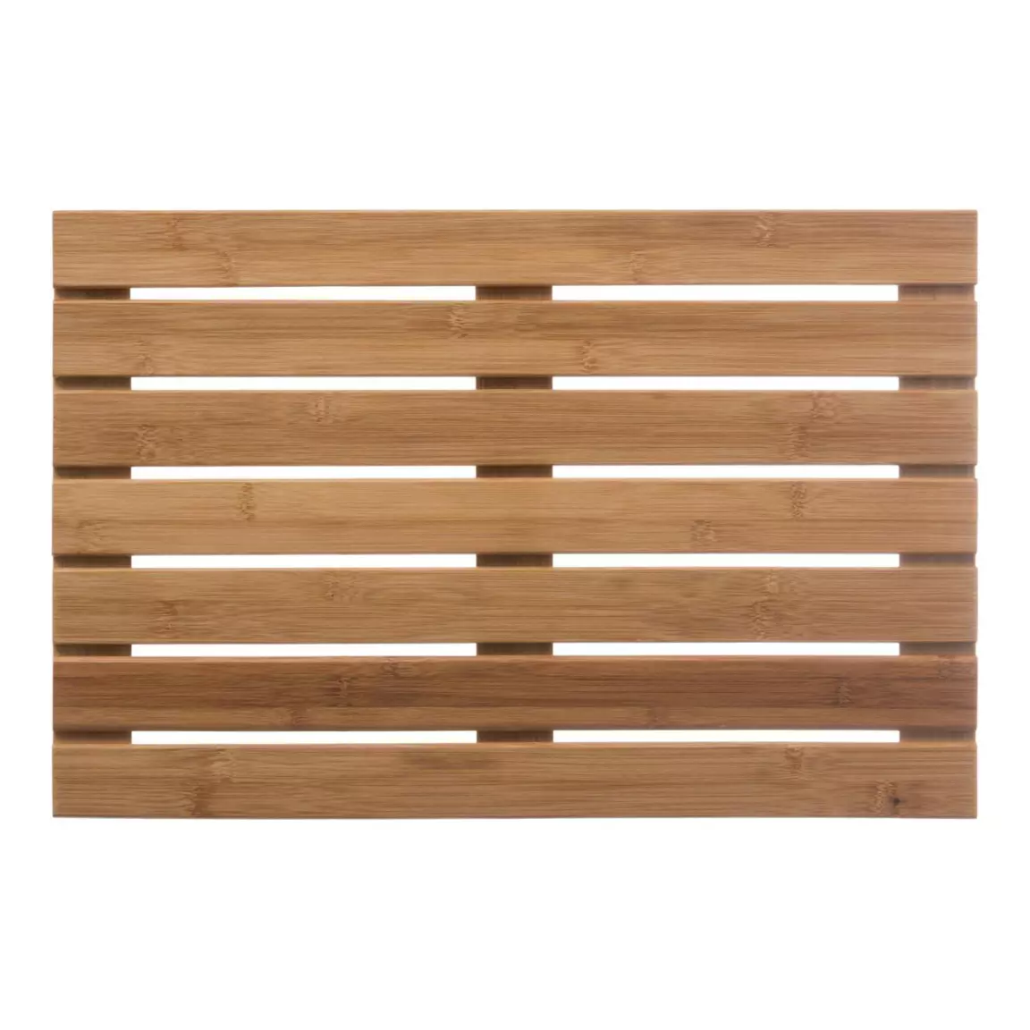 Tapis de bain caillebotis Nadine Bambou