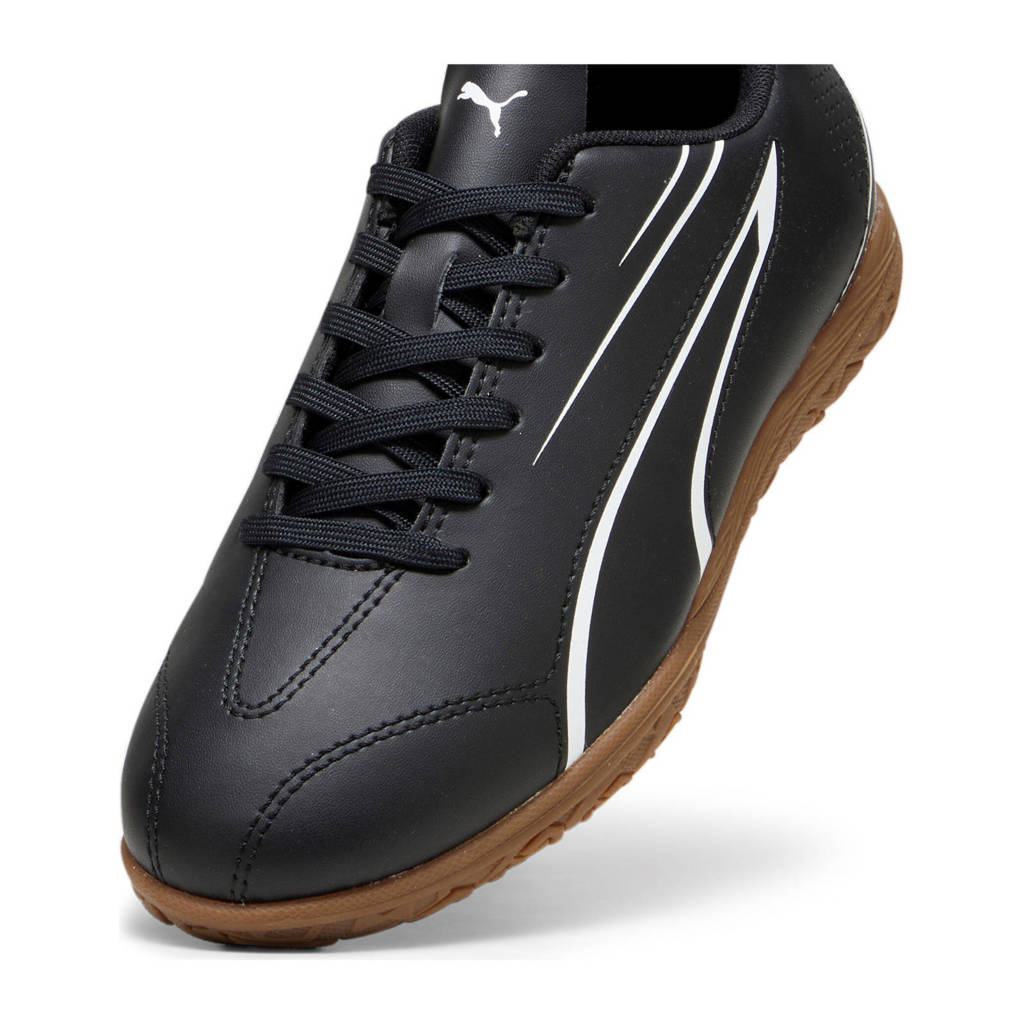 Puma Vitoriajunior zaalvoetbalschoenen zwart