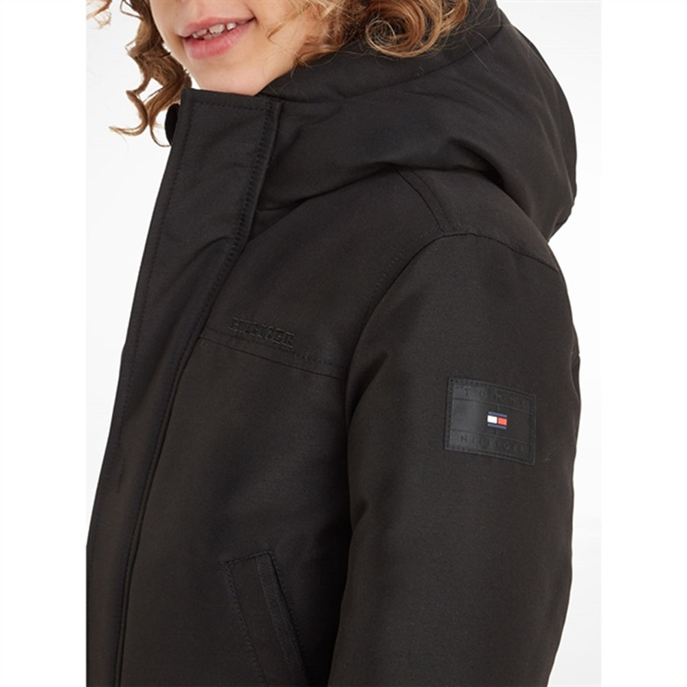 Tech Jakke Black - Tommy Hilfiger → Luksusbaby.dk