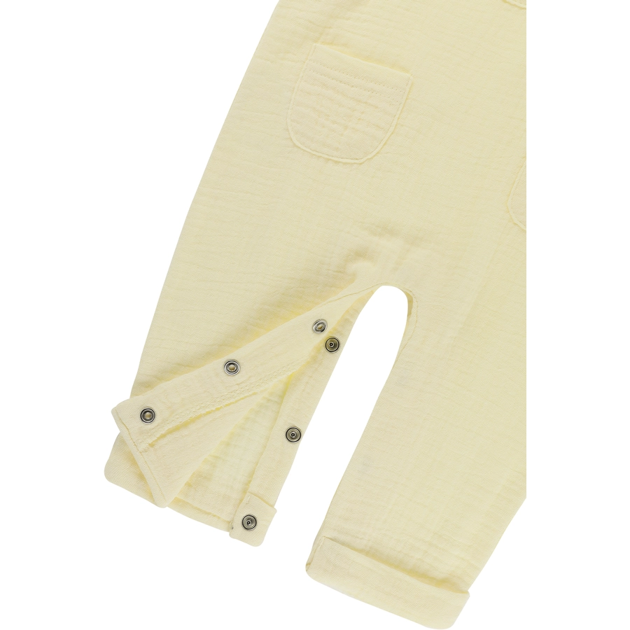kindsgard Musselin Latzhose himma creme