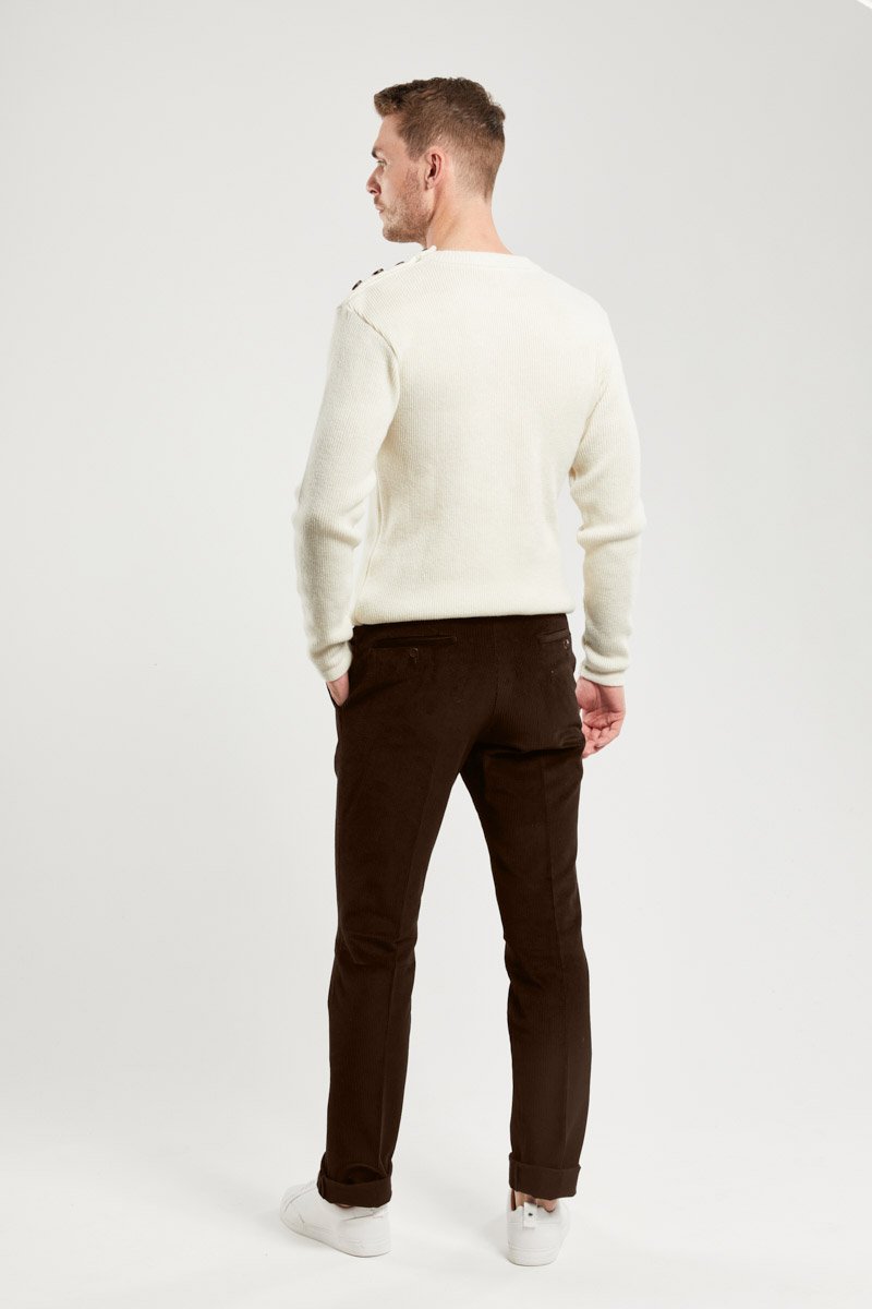 Pantalon de costume - velours