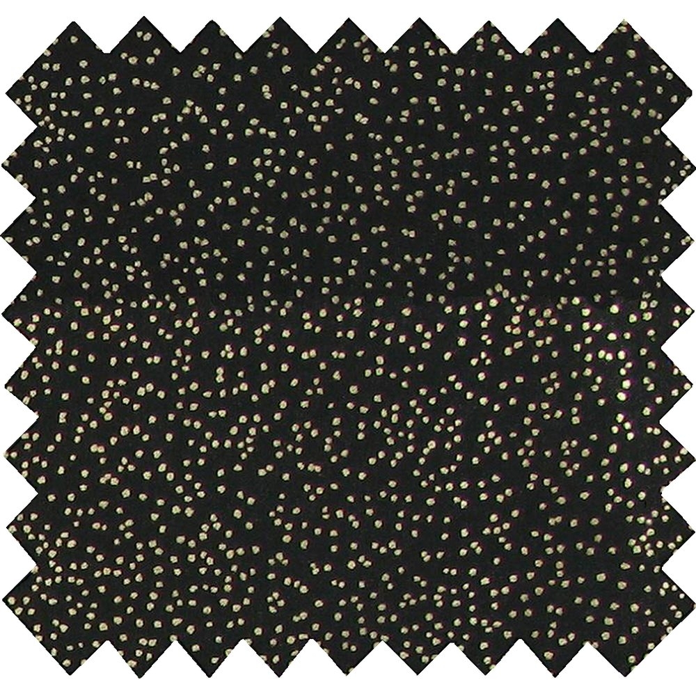 Tissu Enduit Au Mètre Noir Pailleté