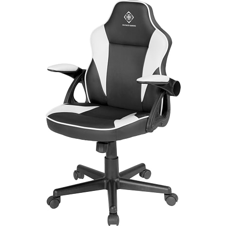 Deltaco junior gamerstol - sort/hvid