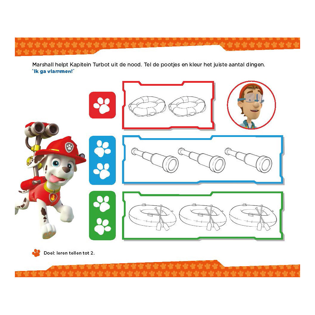 PAW Patrol - Eerste telspelletjes (3-4 jaar)