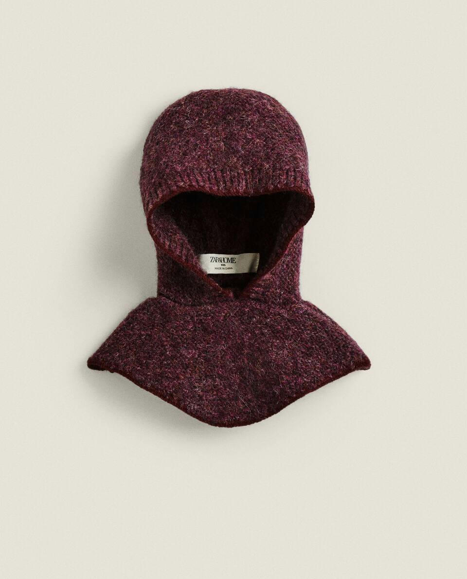 Balaclava de bebê de alpaca