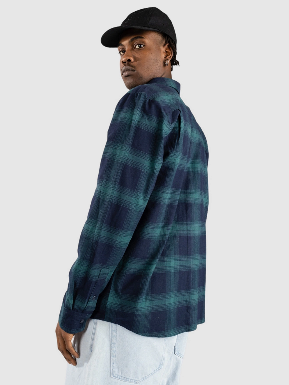 Volcom Netastone Flannel Shirt navy
