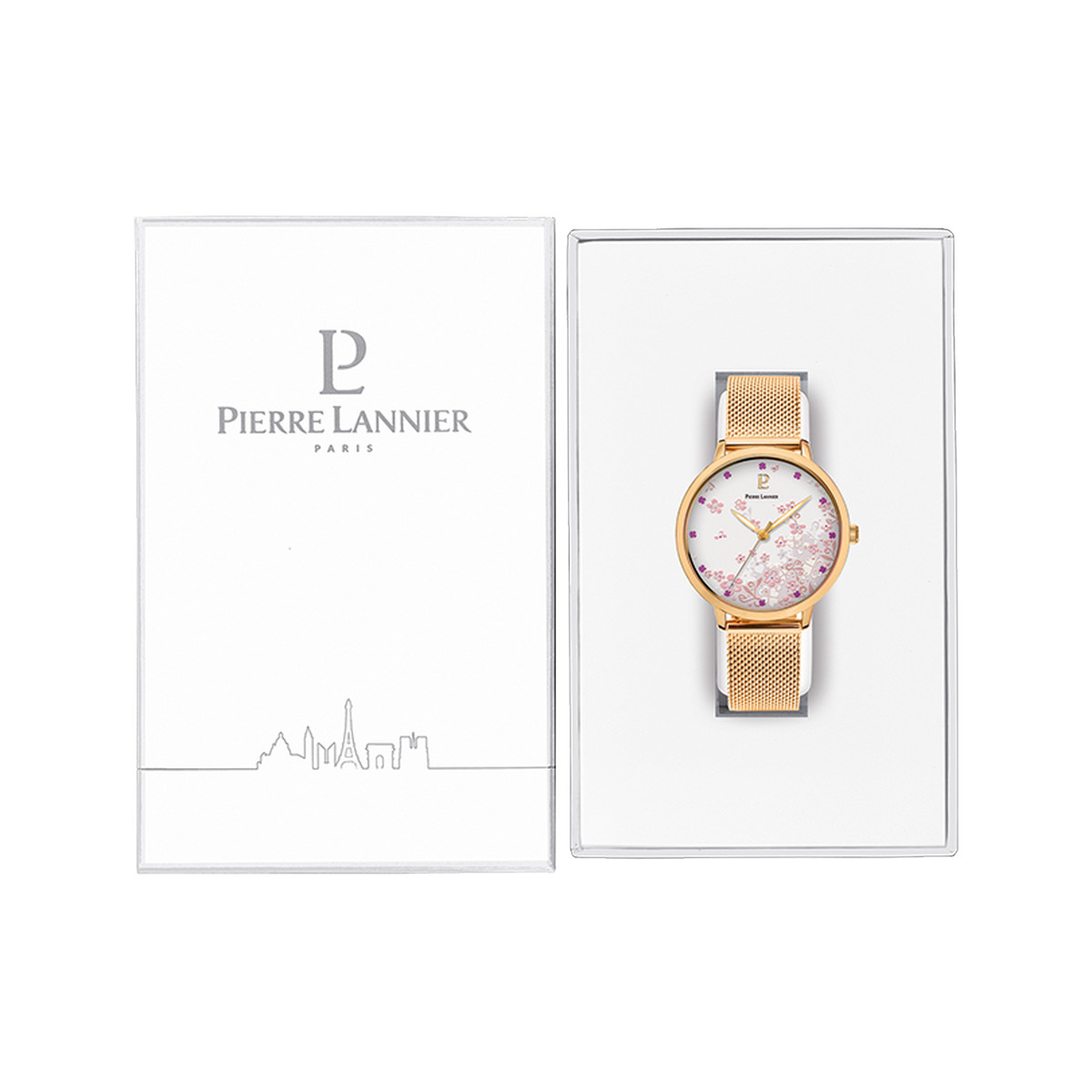 Montre PIERRE LANNIER tallia femme bracelet acier doré