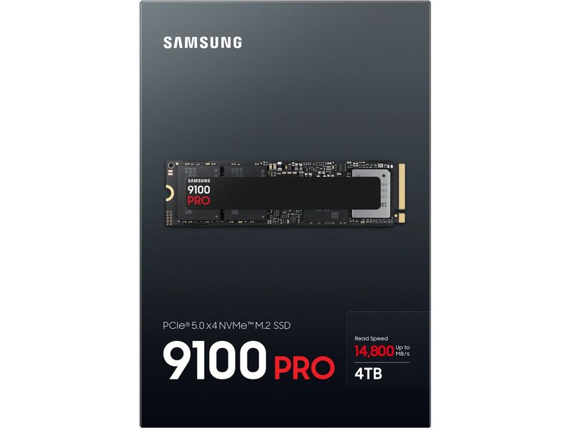 Samsung SSD 9100 PRO M.2 2280 NVMe 4000 GB M.2-Solid State Drive für anspruchsvolle Anwendungen und Workloads