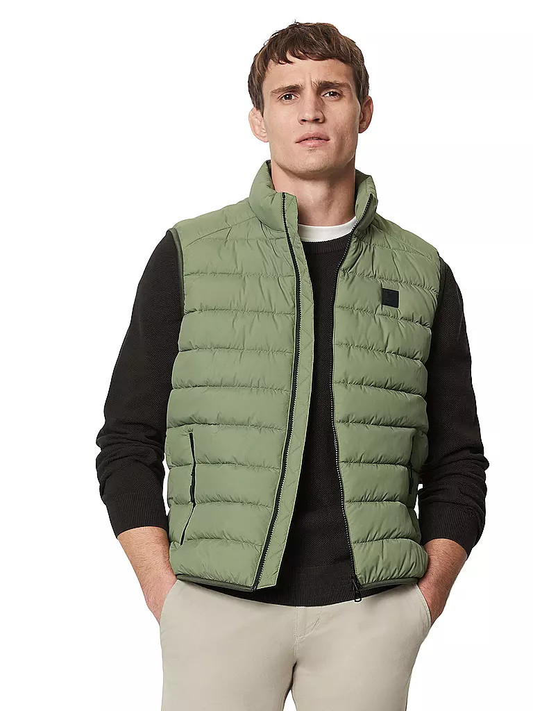MARC O'POLO Steppgilet  hellgrün