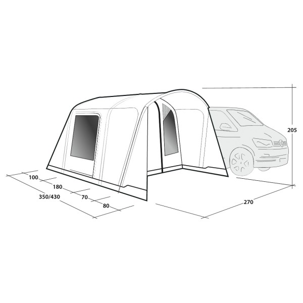 Outwell - Talladega Air - Auvent camping-car
