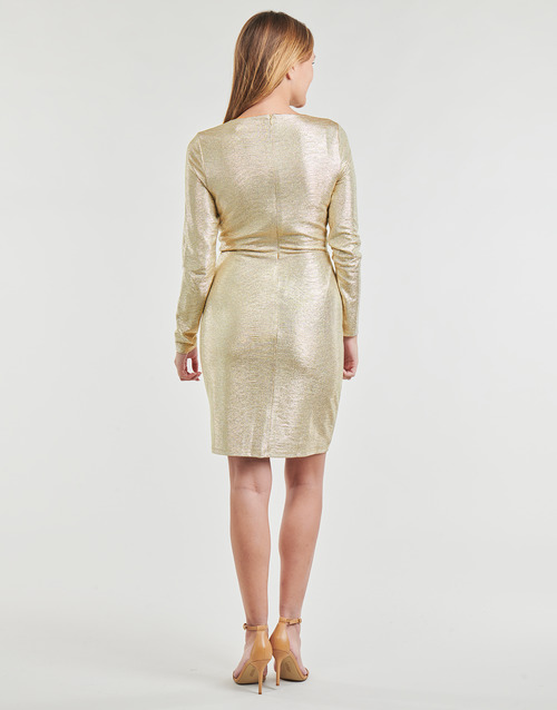 Lauren Ralph Lauren - CINLAIT-LONG SLEEVE-COCKTAIL DRESS Oro