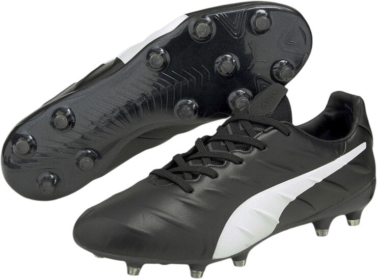 Puma King Platinum 21 FG/AG fodboldstøvler Sort