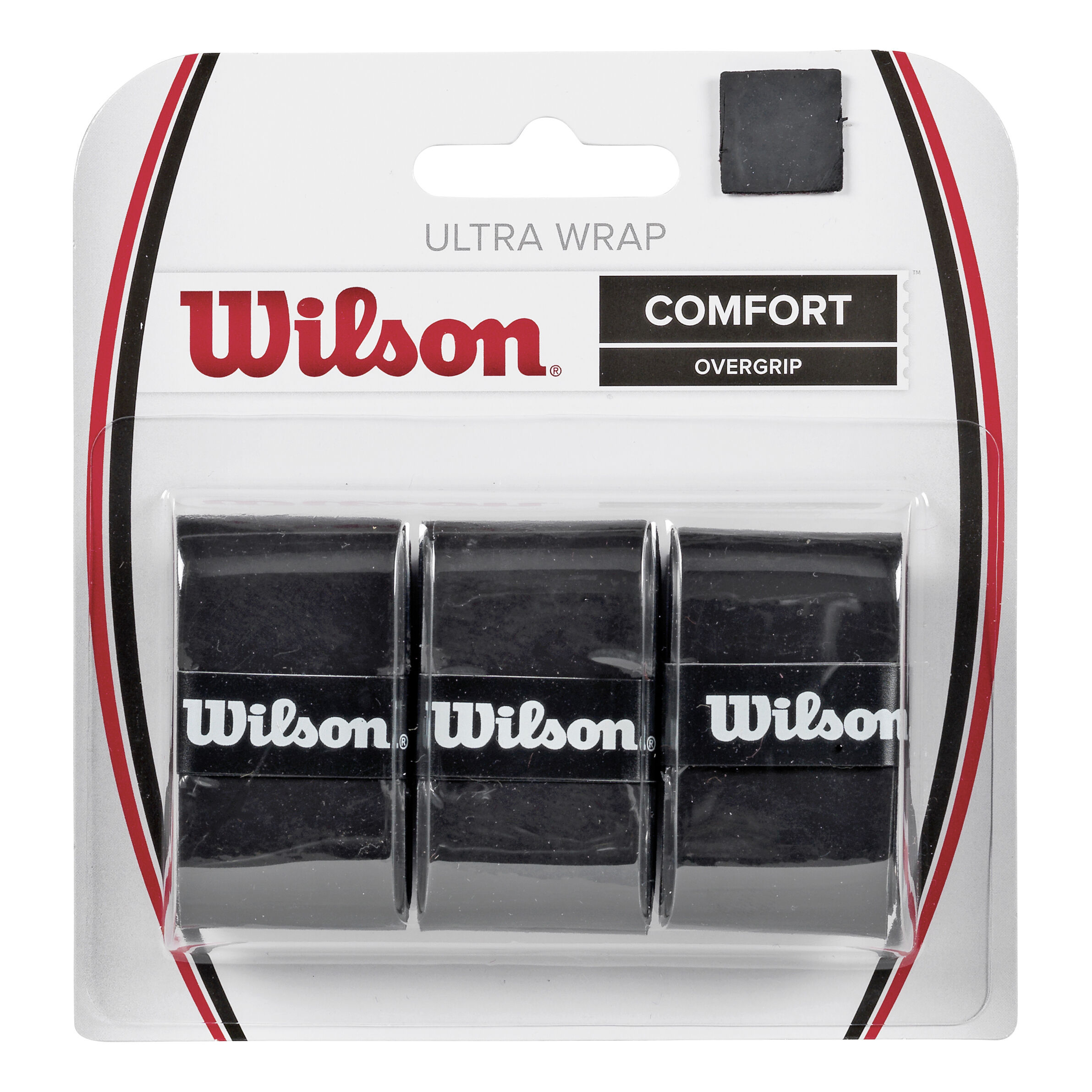 Wilson Ultra Wrap Pack De 3 - Noir
