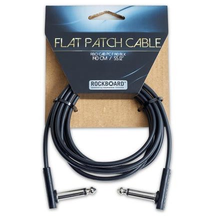 RockBoard Flat Patch Cable mono jack haaks 140 cm
