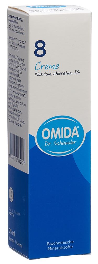 Omida Nr8 Natrium chloratum Creme 6 D Tb 75 ml