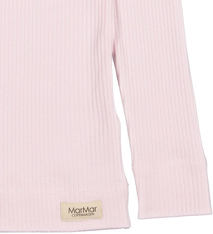 MarMar Bluse - Rib - Modal - Plain - Lilac Mist