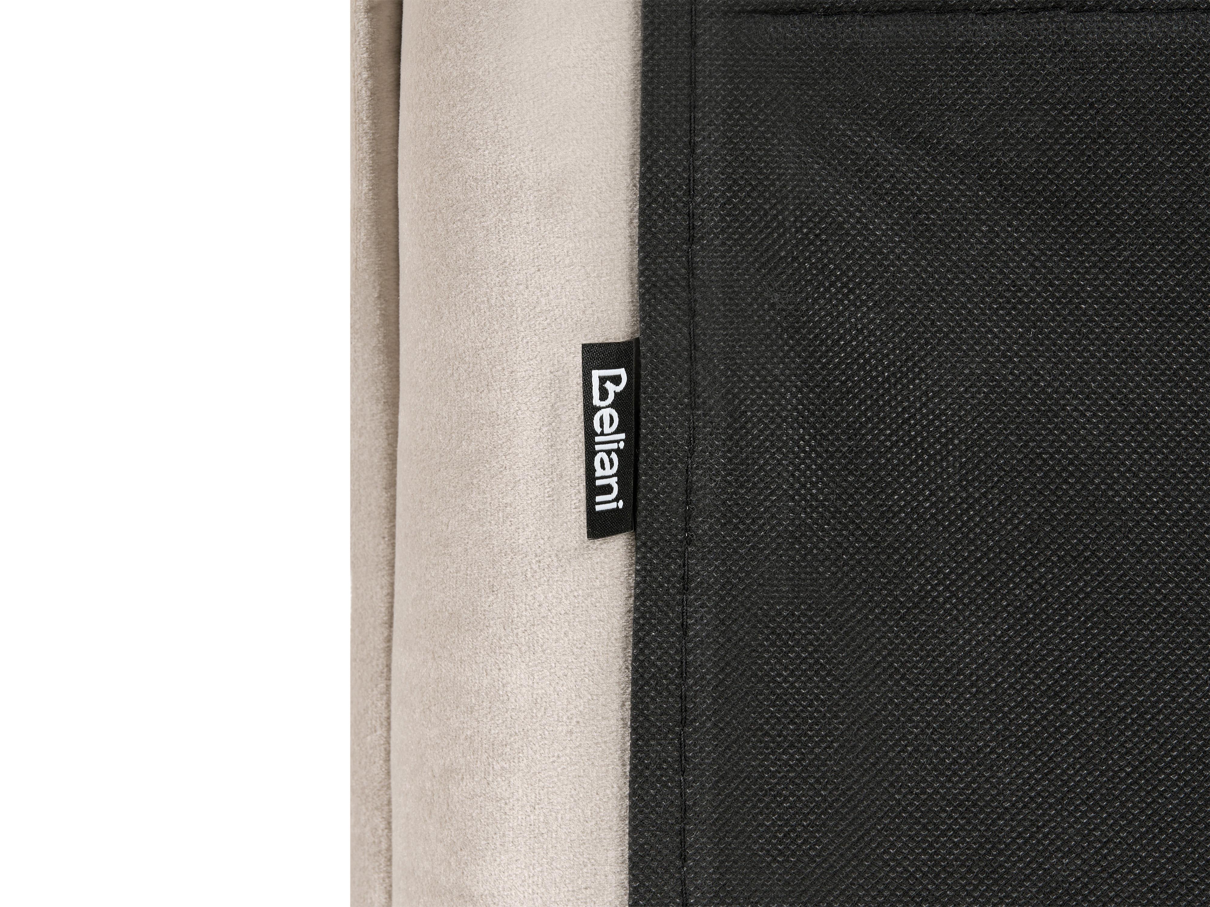 Waterbed Fluweel BAJONNA 180 x 200 cm Taupe