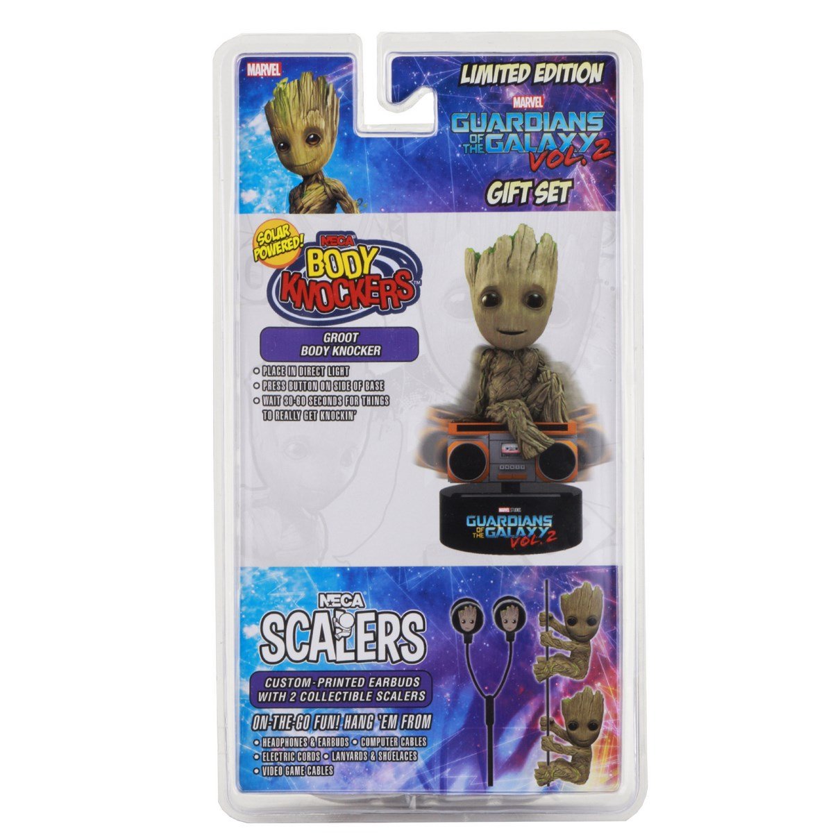 Coffret écouteurs + 2 figurines scalers Groot