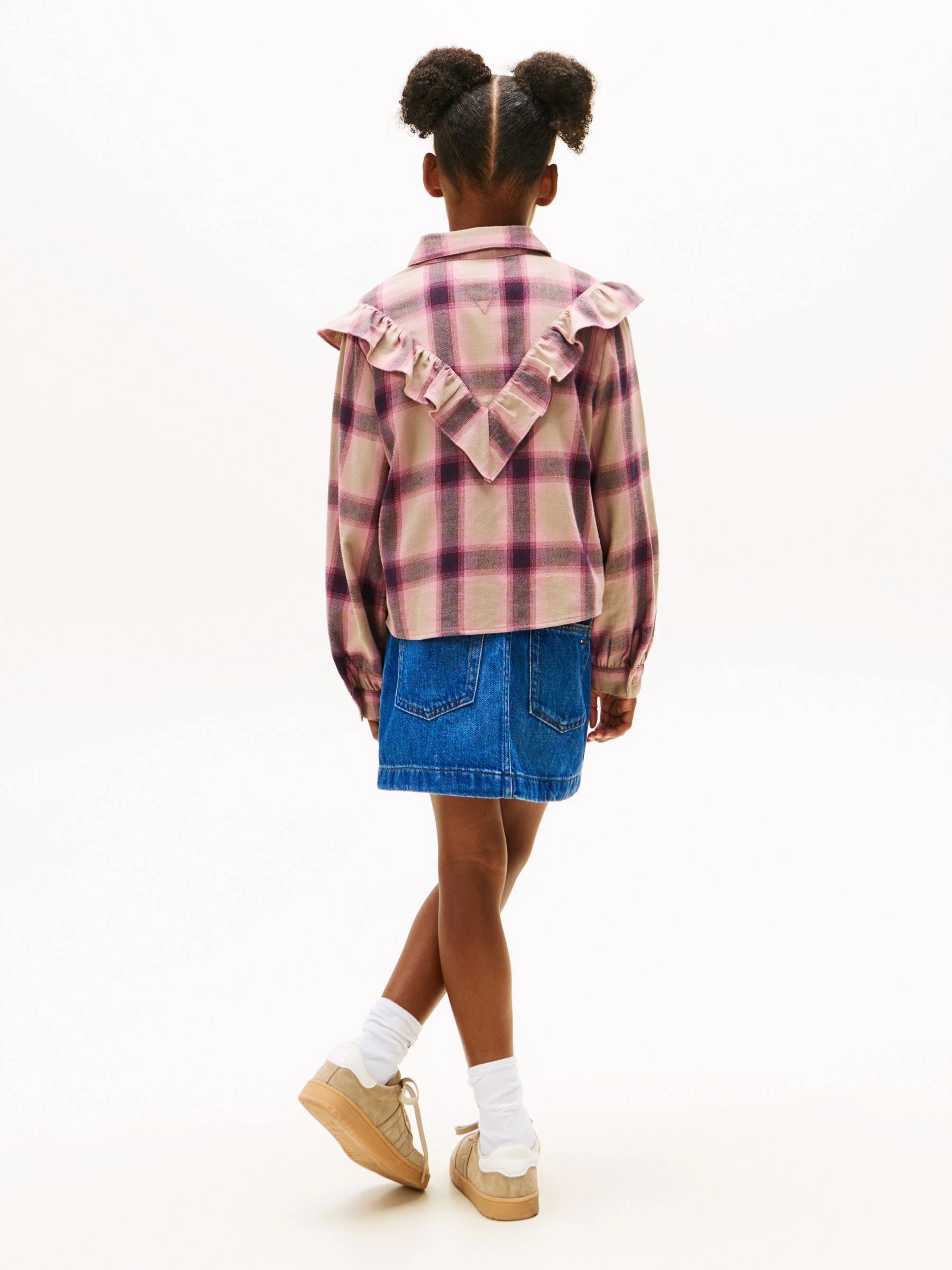 Bruin - Tommy Hilfiger Ruffle Relaxed Fit Blouse