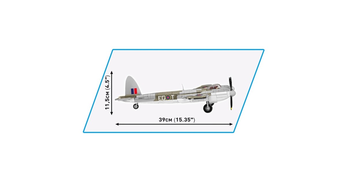 COBIHistorical Collection - De Havilland DH-98 Mosquito Constructiespeelgoed  (Schaal 1:32)