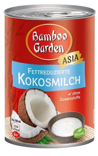 Bamboo Garden Kokosmilch fettreduziert 12%