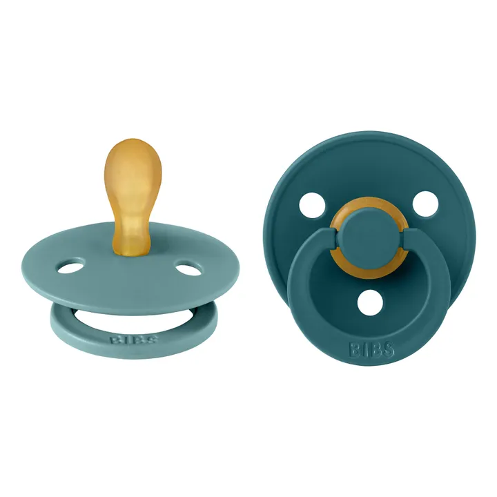 Bibs Tétines à embout anatomique - Set de 2 | Bleu foncé