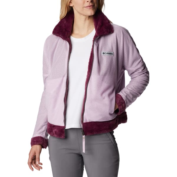 Veste polaire randonnée COLUMBIA BUNDLE UP FULL ZIP FLEECE MARIONBERRY
