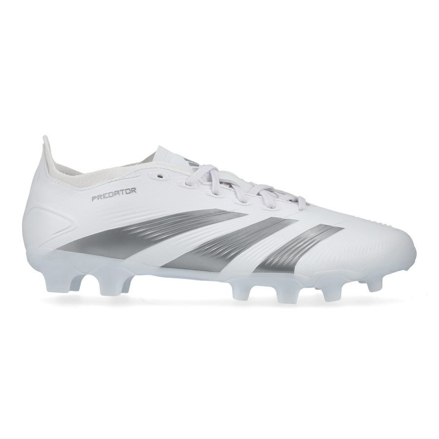 adidas Predator League MG Pearlized - Blanc/Argenté