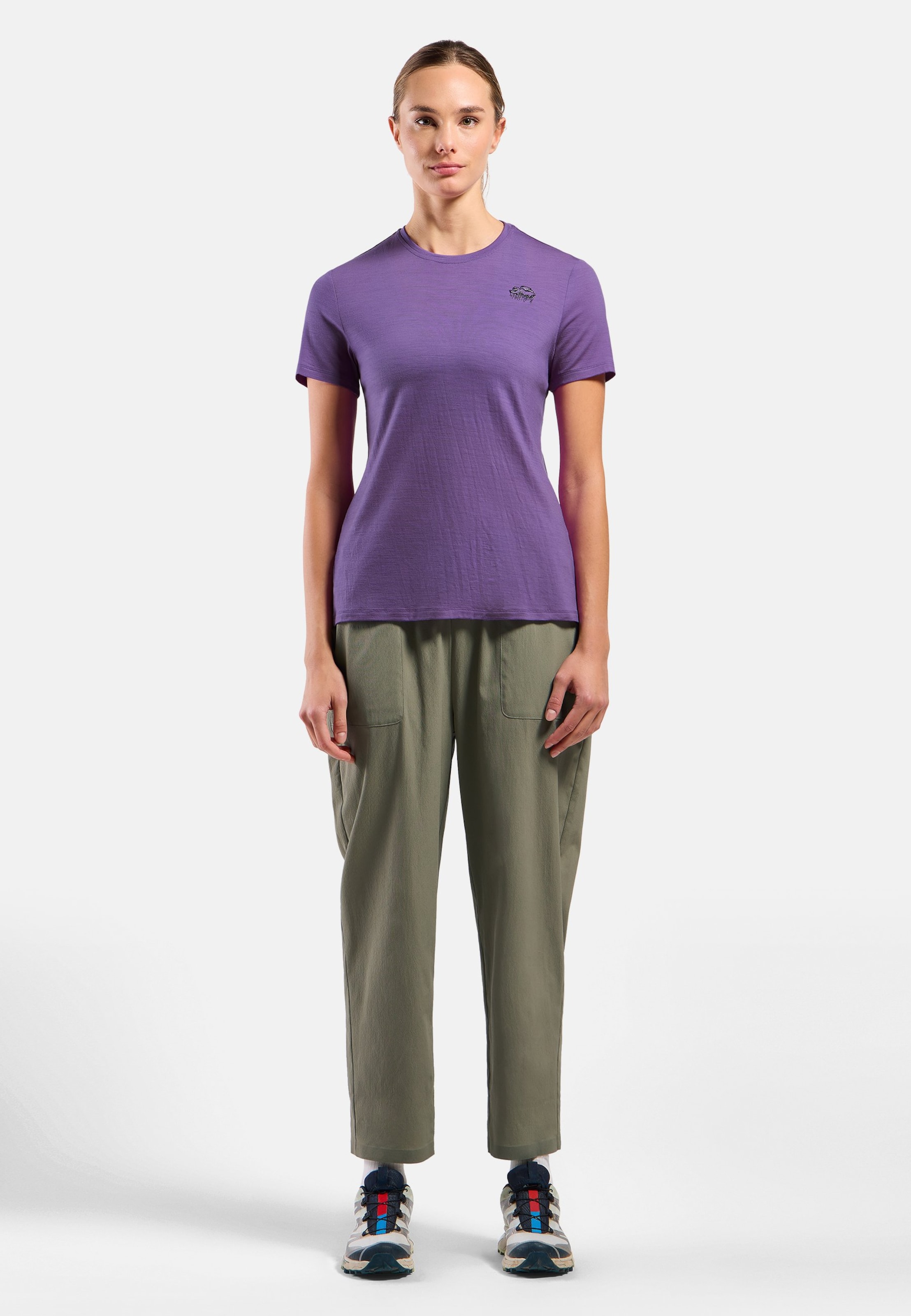 Ultraleichte Ascent 7/8-Ripstop-Hose mit schmal zulaufendem Bein in vetiver