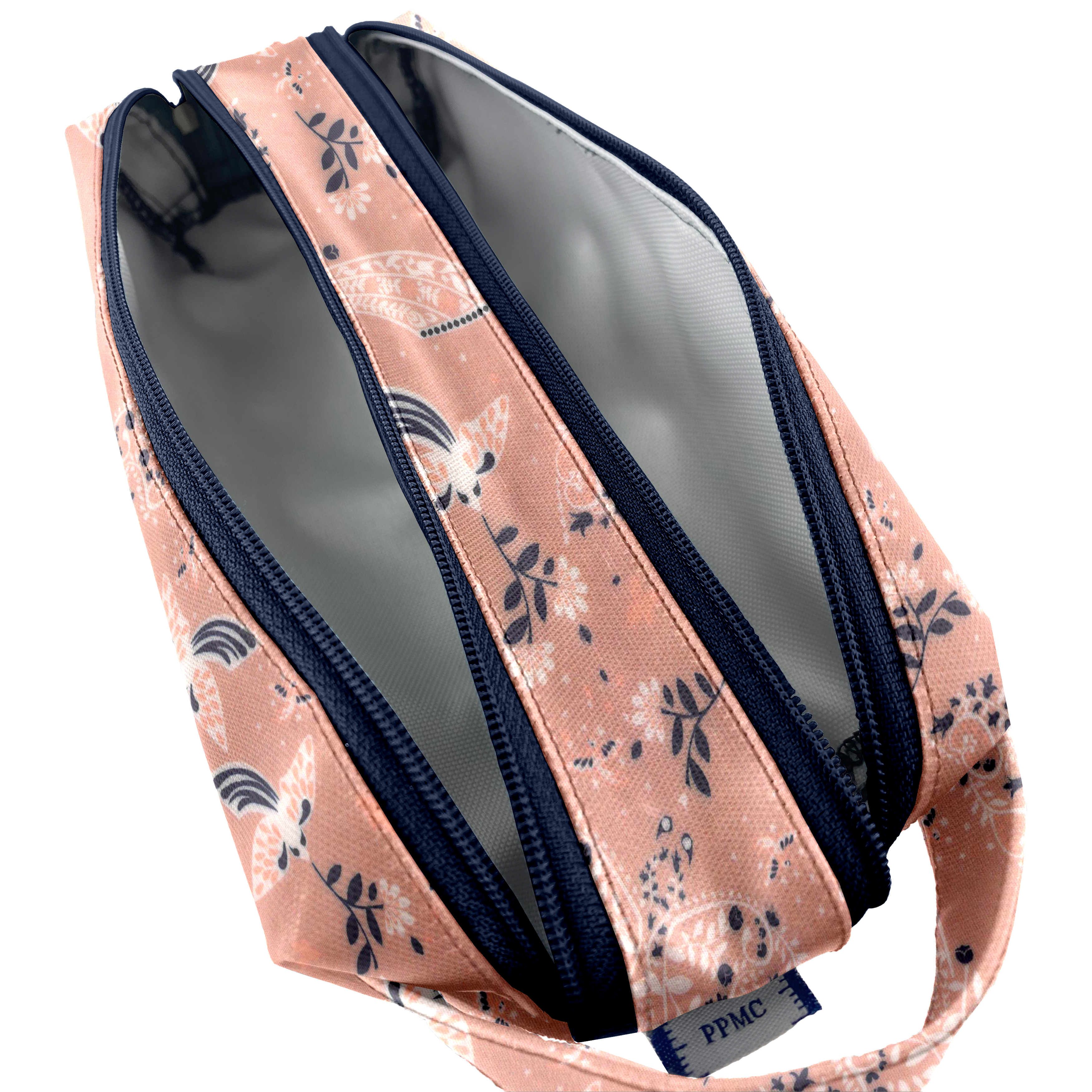 Trousse Double Compartiment Oiseau Bandana