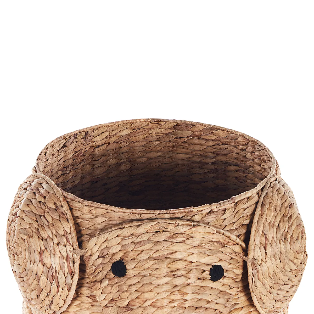 Beliani DOGON - Panier éléphant en fibre de jacinthe d'eau