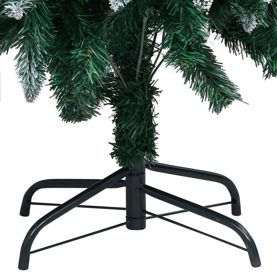 vidaXL Kunstkerstboom met verlichting kerstballen dennenappels 240 cm