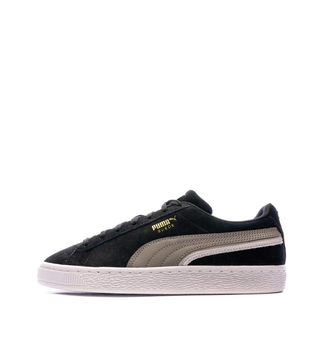 Baskets Noir/Grise Femme Puma Suede Triplex