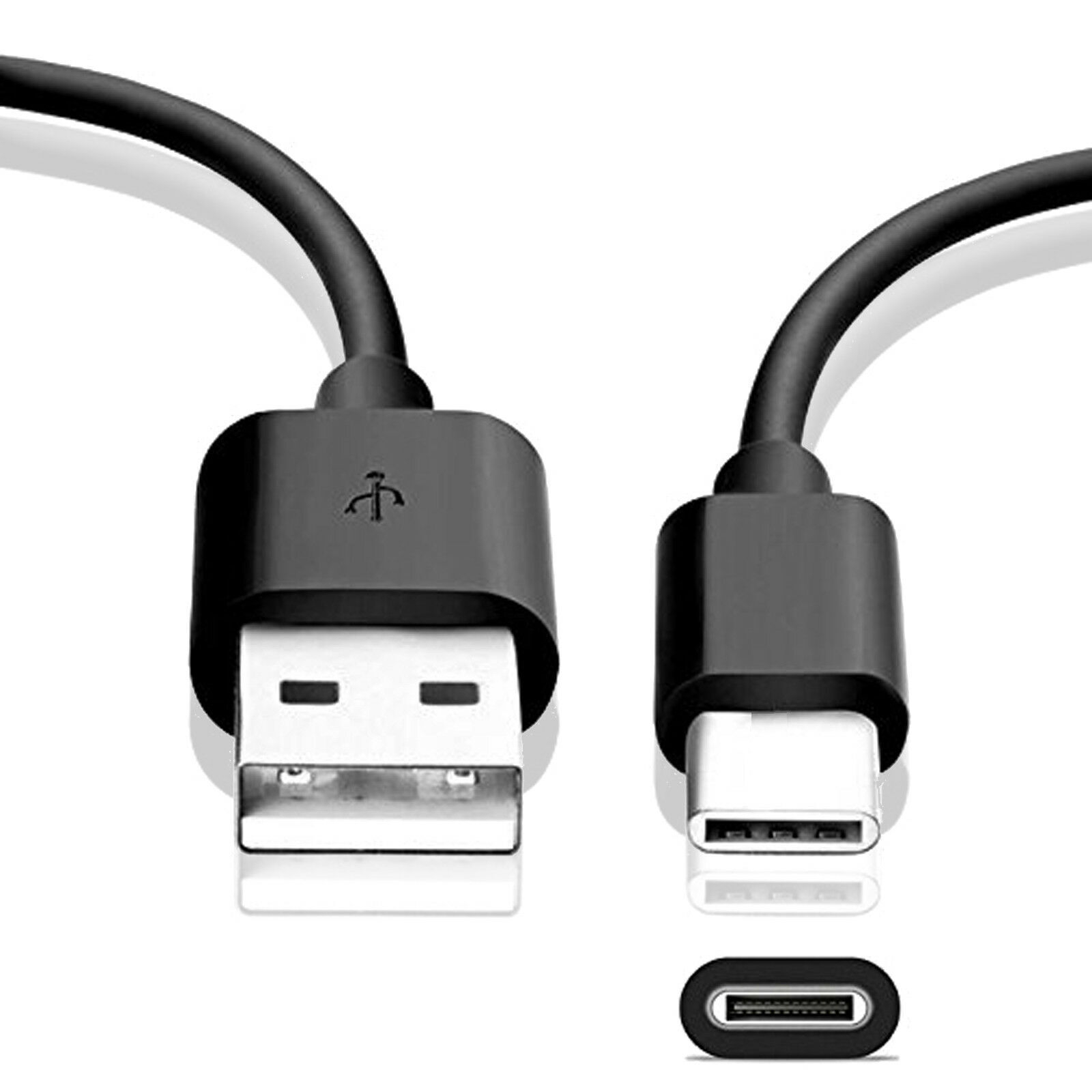 (1.5m) USB A auf USB C Ladekabel Datenkabel (EP-DW700CBE) - Schwarz