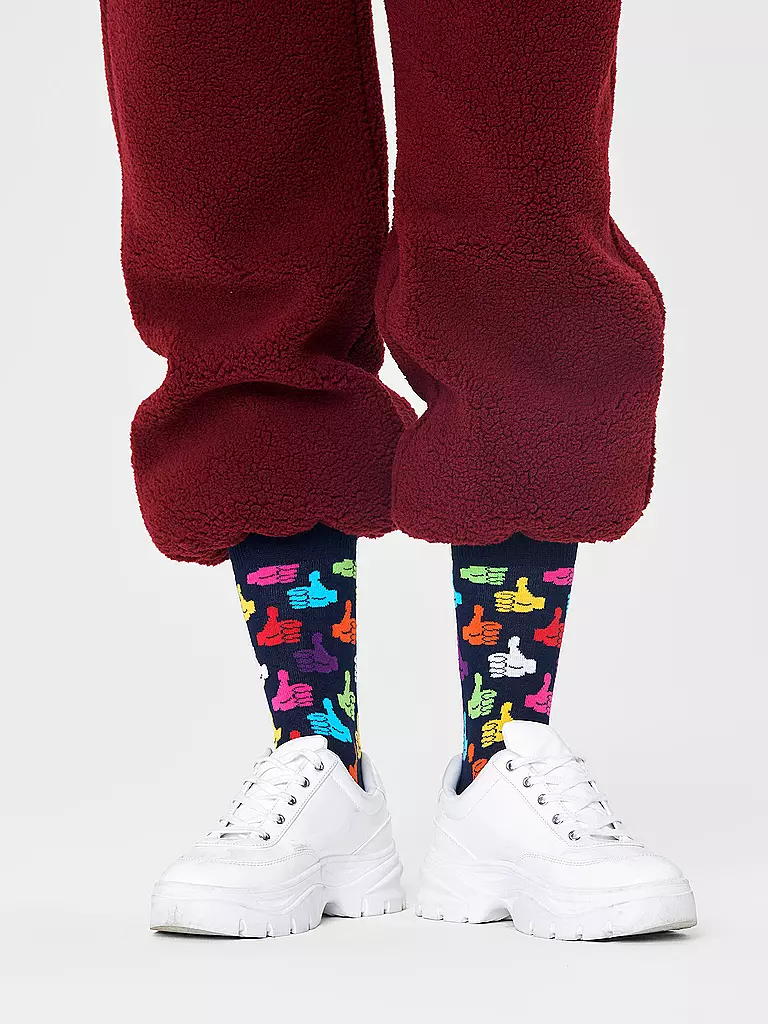 HAPPY SOCKS Herren Socken THUMBS UP dark blue / navy dunkelblau