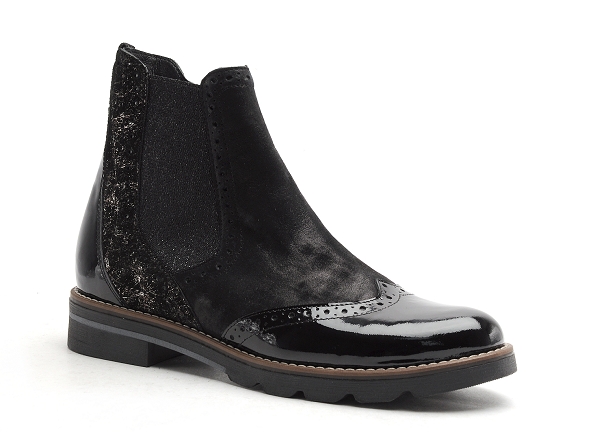 Gr boots bottine plates femme tiacle noir