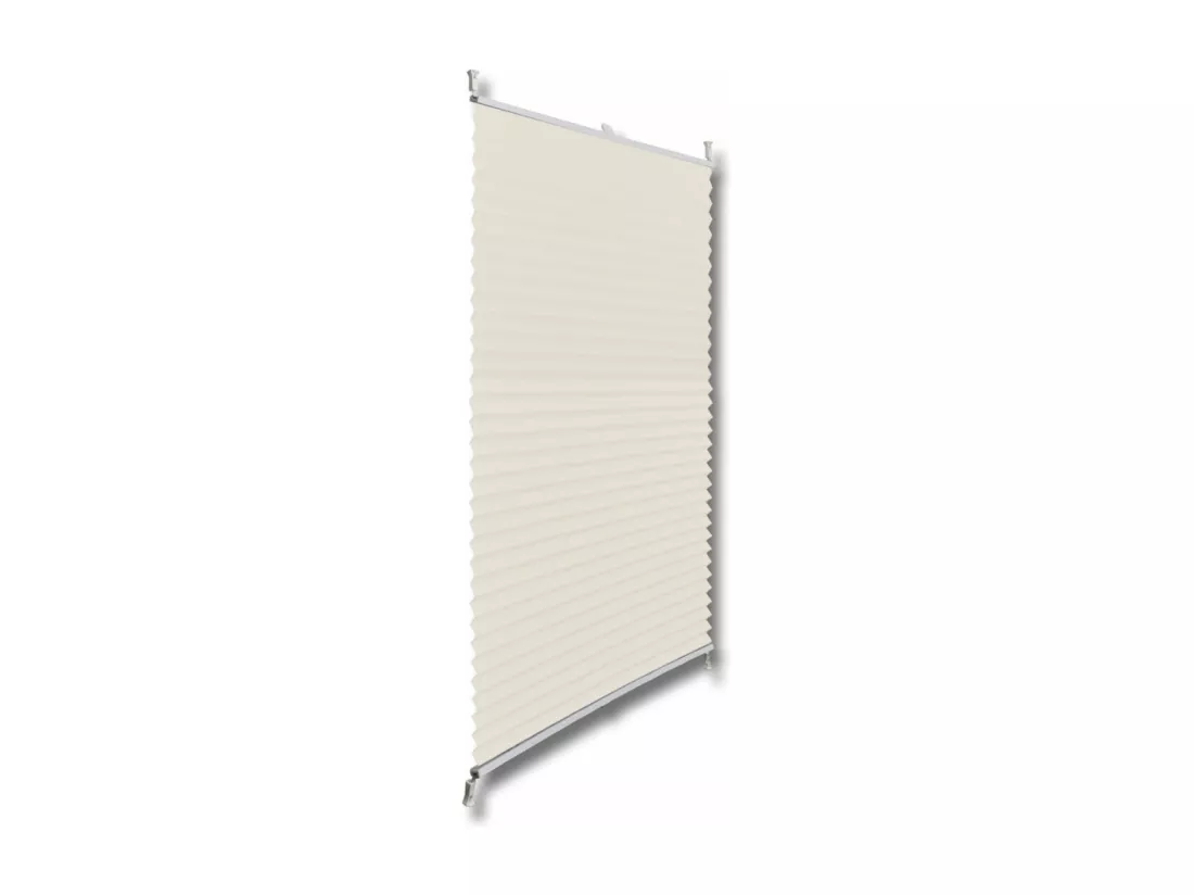 Store plissé en crème crème 90 x 150 x 150 cm 4102214