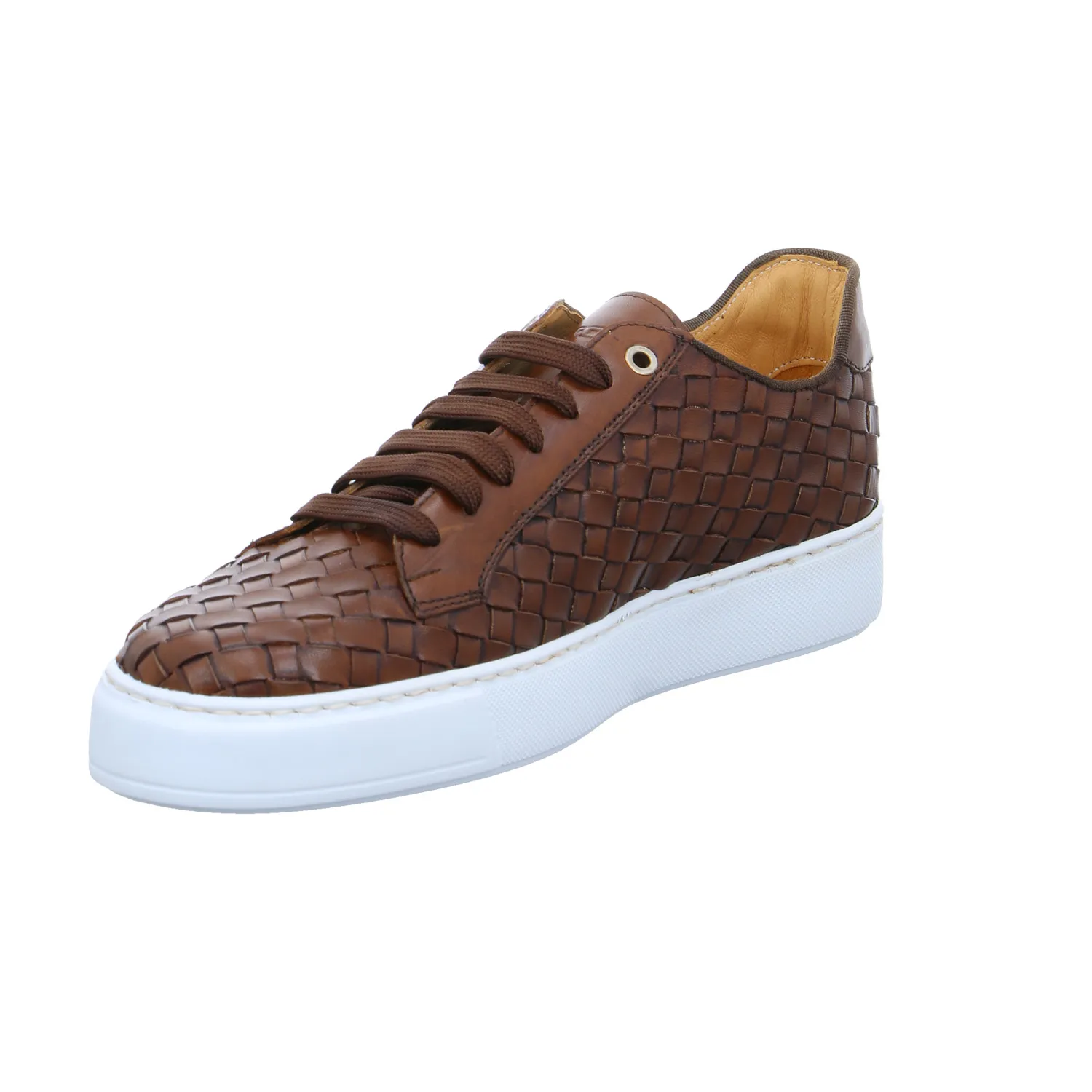 EXTON Halbschuhe Sneaker Braun Leder