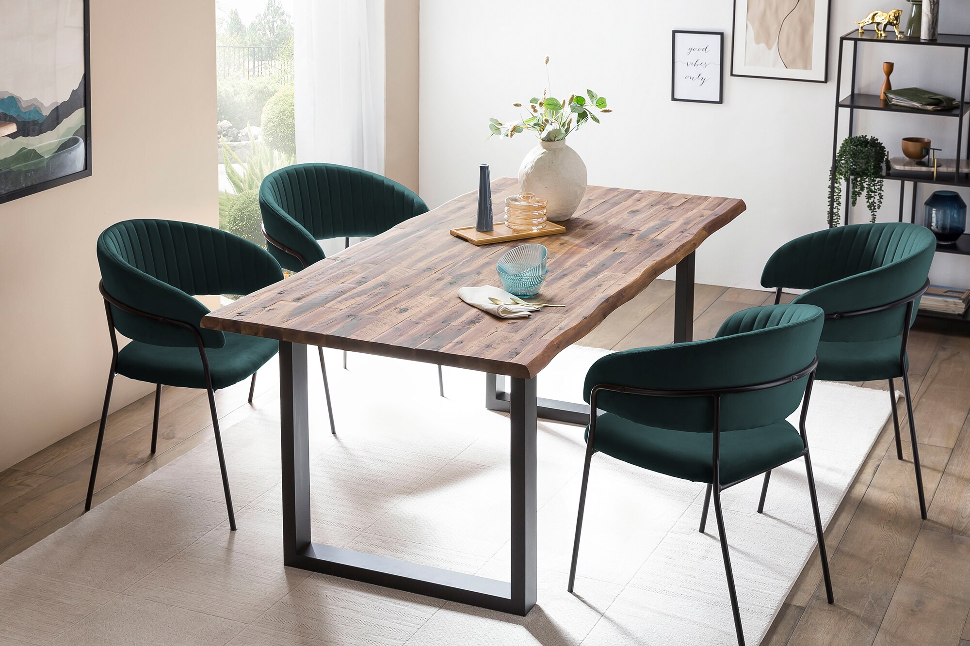 Esstisch 160x90 cm Esszimmertisch Küchentisch Tisch Holztisch