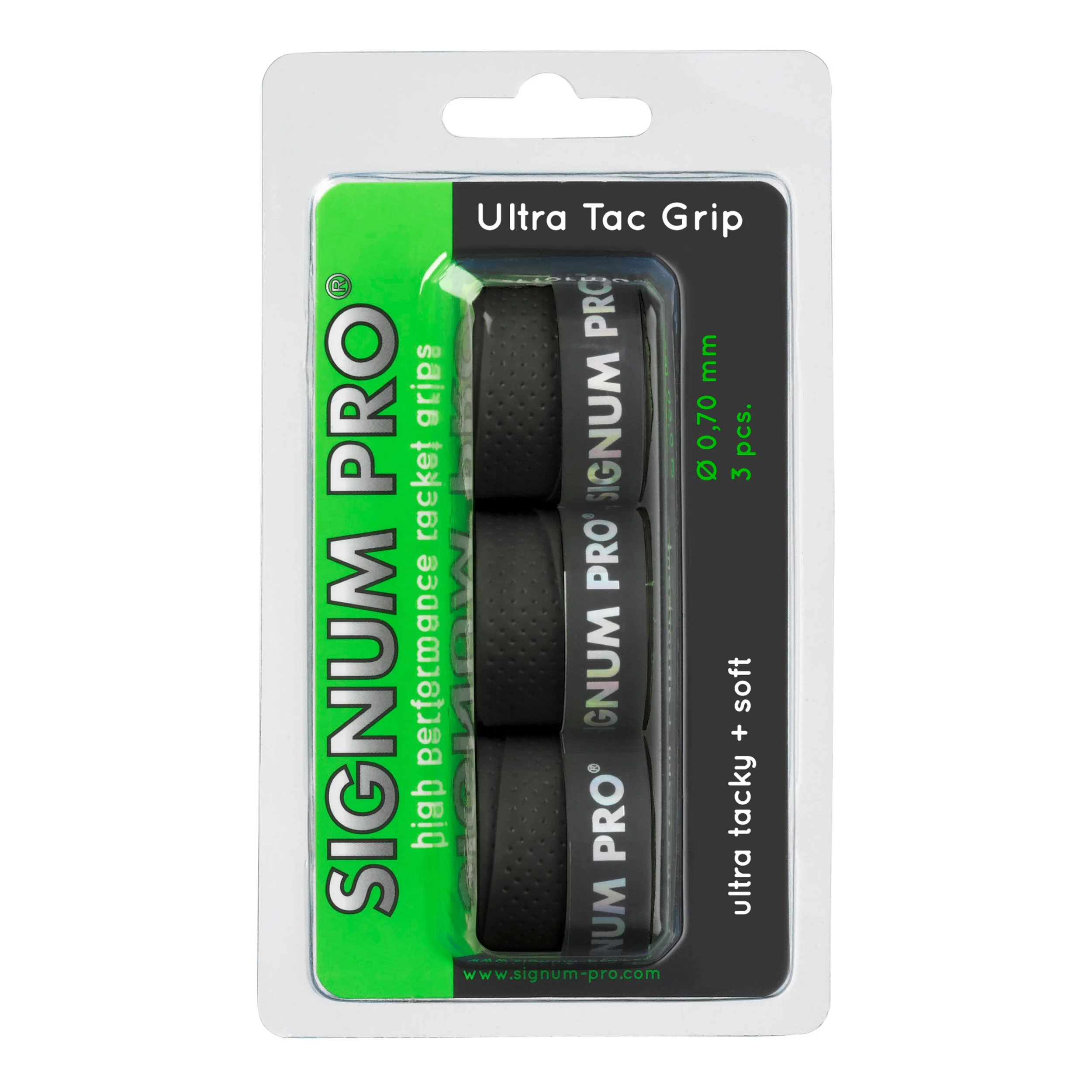 Signum Pro Ultra Tac Grip Pack De 3 - Noir